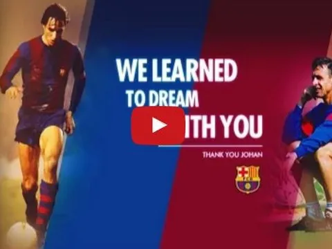 Johan Cruyff  - người thay đổi tầm nhìn của Pep Guardiola