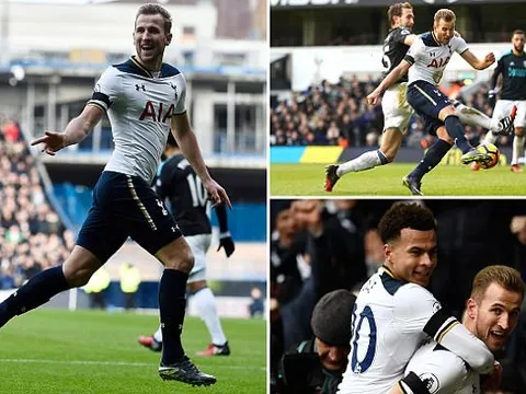 Kane ghi liền ba bàn, Tottenham hạ đẹp West Brom