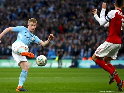 Kevin De Bruyne chơi tuyệt hay vs Arsenal