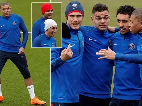 Không Neymar, PSG nô nức cười đùa trước đại chiến Real