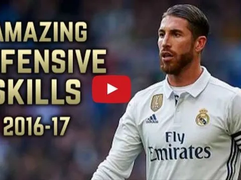 Kĩ năng phòng ngự tuyệt vời của Sergio Ramos