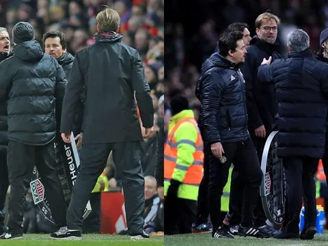 Klopp và Mou phun mưa vào nhau ở derby nước Anh