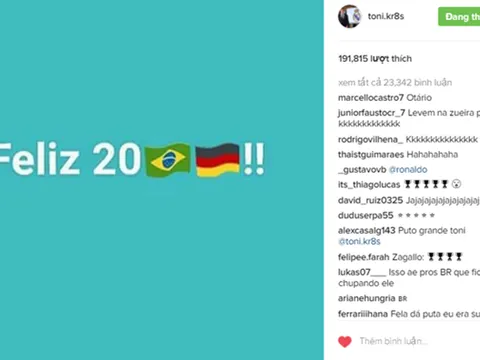 Kroos chào 2017 bằng cách xát muối nỗi đau của Brazil