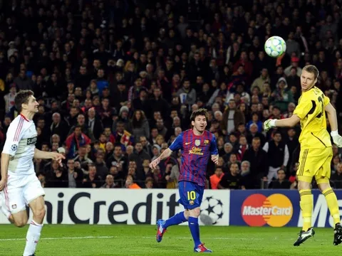 Kỷ lục 5 bàn trong 1 trận ở Champions League của Messi