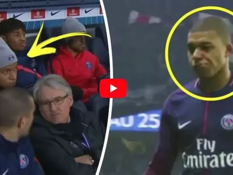 Kylian Mbappe phản ứng thế nào khi bị thay ra?