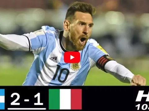 Lần đụng độ gần nhất của Argentina và Italia