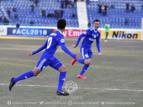 Lập siêu phẩm, sao U23 Uzbekistan giúp đội nhà thắng đậm