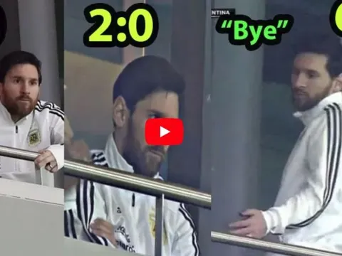 Lionel Messi làm gì khi Argentina bị Tây Ban Nha đè bẹp?