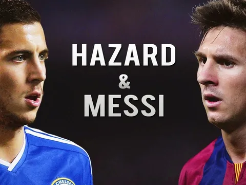 Eden Hazard có sánh được với Lionel Messi?
