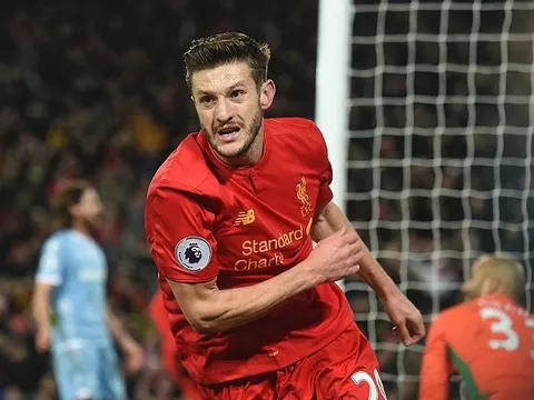 Lộ mức lương mới của Adam Lallana tại Liverpool