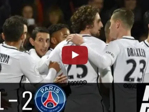 Lorient 1-2 PSG (vòng 29 Ligue 1)