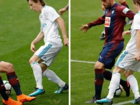 Luka Modric chơi tuyệt hay vs Eibar