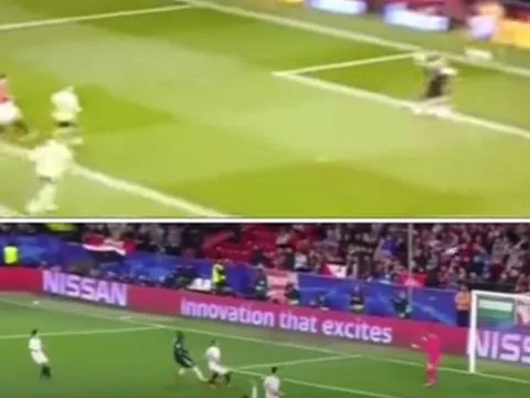 Lukaku tái diễn bất thành siêu phẩm của Van Persie