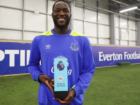 Lukaku và những ngôi sao đoạt giải 'Cầu thủ hay nhất tháng' mùa này