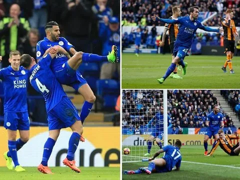 Mahrez lập công, Leicester ngược dòng ngoạn mục trước Hull City