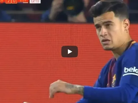 Màn ra mắt Barcelona của Philippe Coutinho vs Espanyol