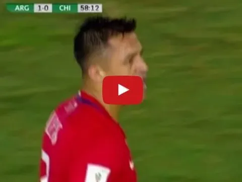 Màn trình diễn của Alexis Sanchez vs Argentina