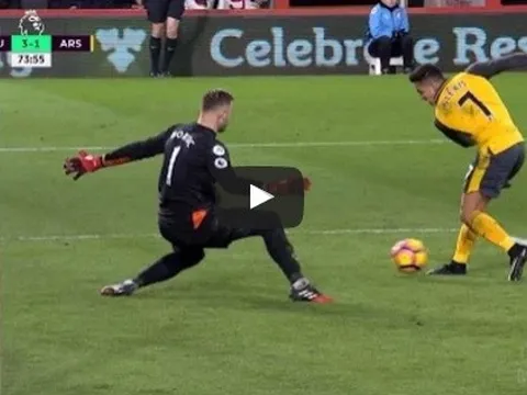 Màn trình diễn của Alexis Sanchez vs Bournemouth