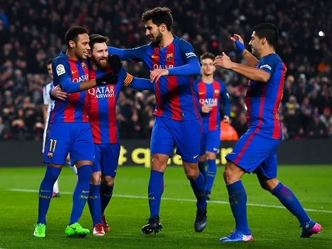 Màn trình diễn của Barca trong năm 2016