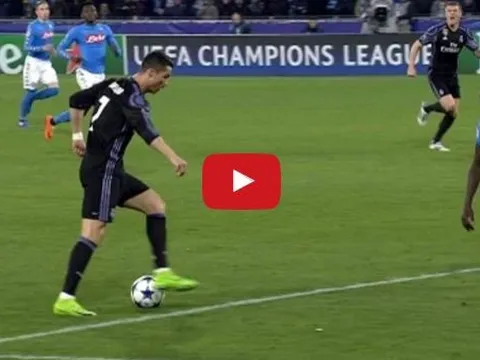 Màn trình diễn của Cristiano Ronaldo vs Napoli