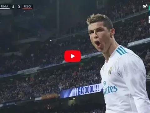 Màn trình diễn của Cristiano Ronaldo vs Real Sociedad