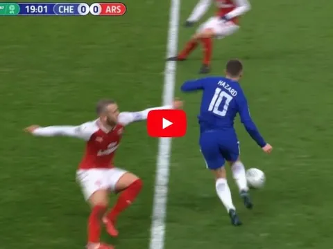 Màn trình diễn của Eden Hazard vs Arsenal