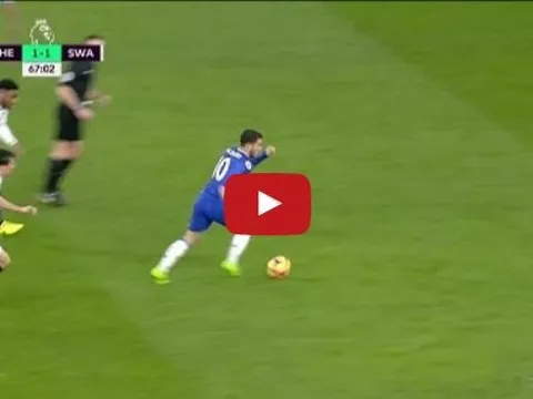 Màn trình diễn của Eden Hazard vs Swansea