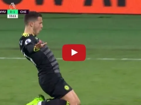 Màn trình diễn của Eden Hazard vs West Ham
