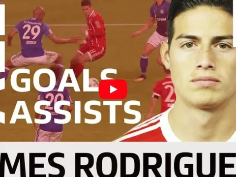 Màn trình diễn của James Rodriguez tại Bayern Munich từ đầu mùa