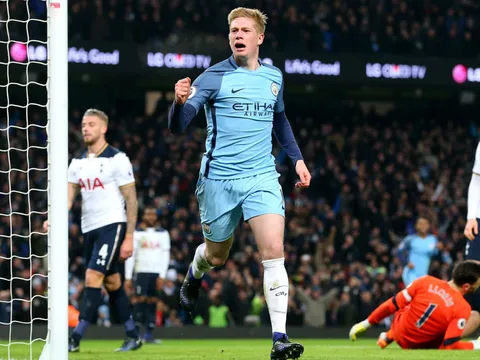 Màn trình diễn của Kevin De Bruyne trước Tottenham