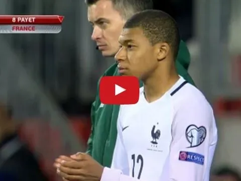 Màn trình diễn của Kylian Mbappe vs Luxembourg