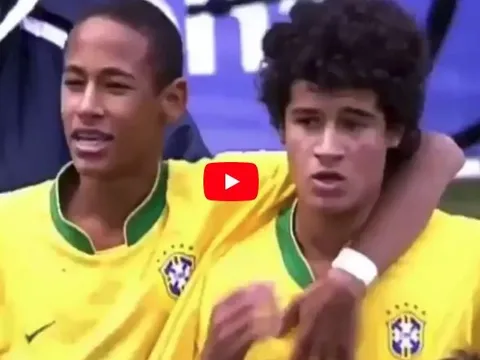 Màn trình diễn của Neymar và Philippe Coutinho lúc 15 tuổi vs Lokomotiv Moscow