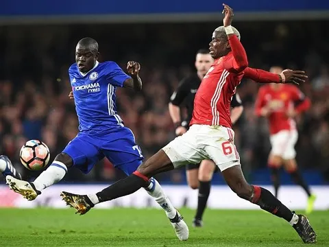 Màn trình diễn của N'Golo Kanté với Man Utd