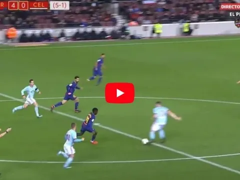 Màn trình diễn của Ousmane Dembele vs Celta Vigo