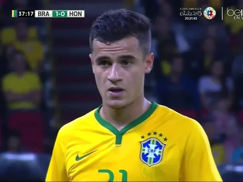Màn trình diễn của Philippe Coutinho trước Uruguay