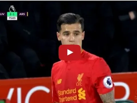 Màn trình diễn của Philippe Coutinho vs Arsenal
