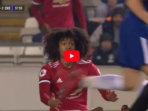 Màn trình diễn của sao trẻ M.U Tahith Chong vs Chelsea