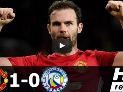Manchester United 1-0 Rostov (lượt về vòng 16 đội Europa League)