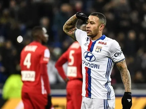Memphis Depay có bàn ra mắt giúp Lyon hủy diệt Nancy