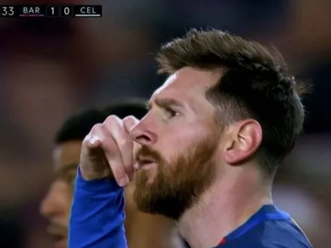 Messi 'gọi điện' cho ai sau bàn thắng đầu tiên trước Celta?