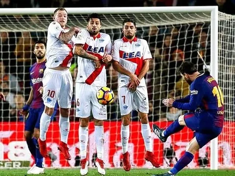 Messi không đứng trong Top 20 sút phạt ở châu Âu