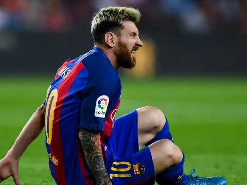 Messi, Ronaldo đi liền với những chấn thương rùng rợn
