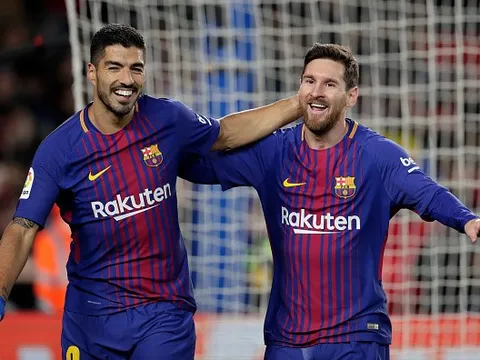 Messi và Suarez ghi bàn nhiều hơn 74 đội ở châu Âu