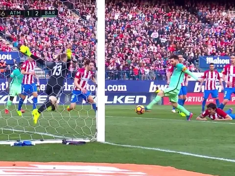 Messi tiếp tục là hung thần của Atletico Madrid