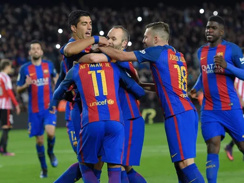 Messi tiếp tục sắm vai "đấng cứu thế", Barca ngược dòng đoạt vé đi tiếp đầy kịch tính