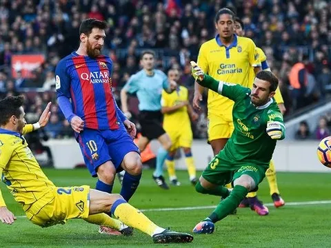 Messi và Suarez đua nhau danh hiệu Pichichi, Barca vùi dập Las Palmas 5 bàn không gỡ