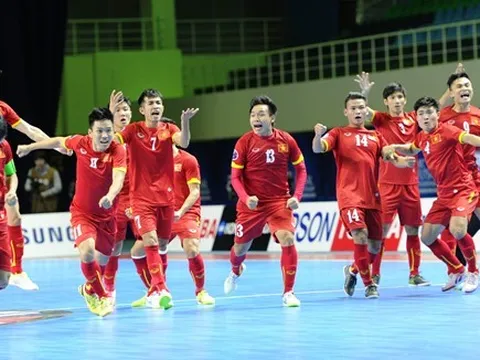 Lịch thi đấu của ĐT futsal Việt Nam ở giải Futsal châu Á 2018
