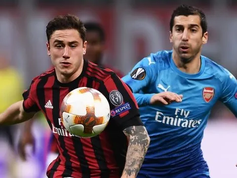 Milan 'liệt' cánh phải trước màn tái đấu Arsenal