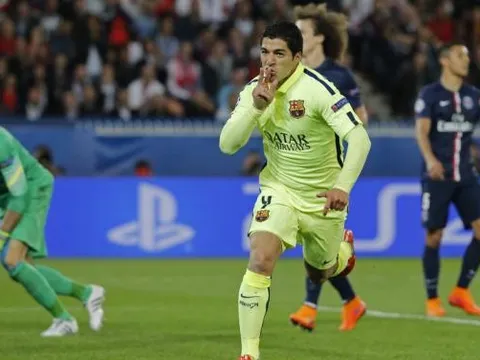 Một mình Luis Suarez "cân" cả hàng thủ PSG