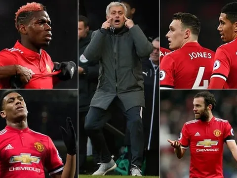Mourinho ì ạch và thiếu cảm hứng, United đứng trên bờ vực
